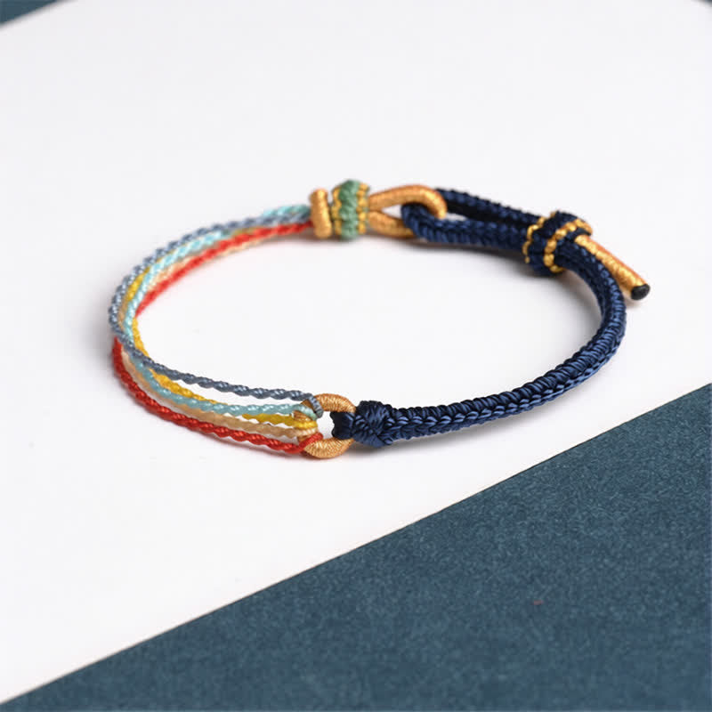 Nimara Ritual Handmade Five Color String Protection Braided Bracelet