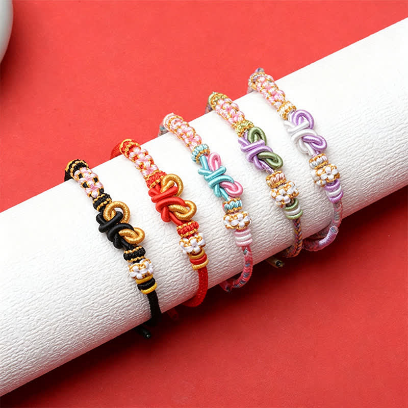 Nimara Ritual Handmade Woven Butterfly Luck Adjustable String Bracelet