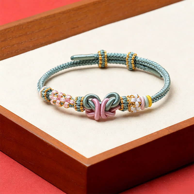 Nimara Ritual Handmade Woven Butterfly Luck Adjustable String Bracelet