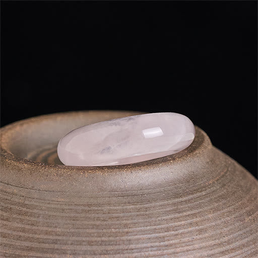 Nimara Ritual Natural Rose Quartz Loving Energy Healing Ring