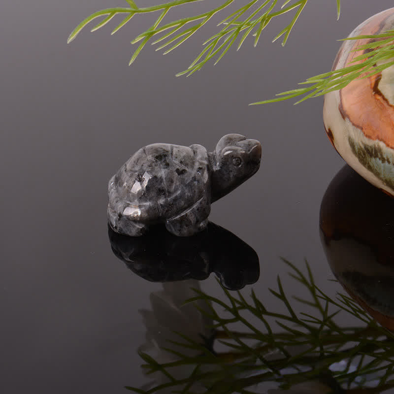 Nimara Ritual Natural Green Aventurine Turtle Wisdom Crystal & Stone Decor