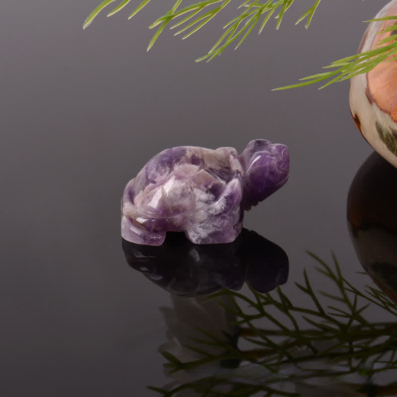 Nimara Ritual Natural Green Aventurine Turtle Wisdom Crystal & Stone Decor