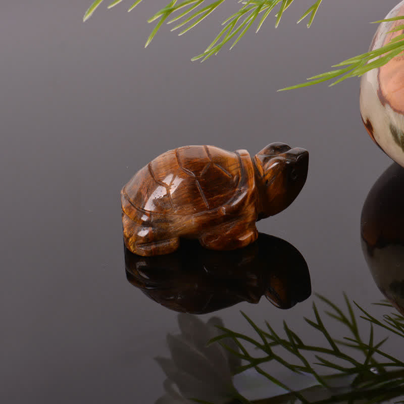 Nimara Ritual Natural Green Aventurine Turtle Wisdom Crystal & Stone Decor