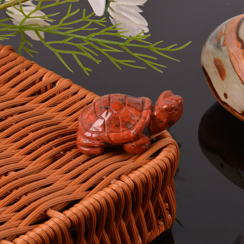 Nimara Ritual Natural Green Aventurine Turtle Wisdom Crystal & Stone Decor