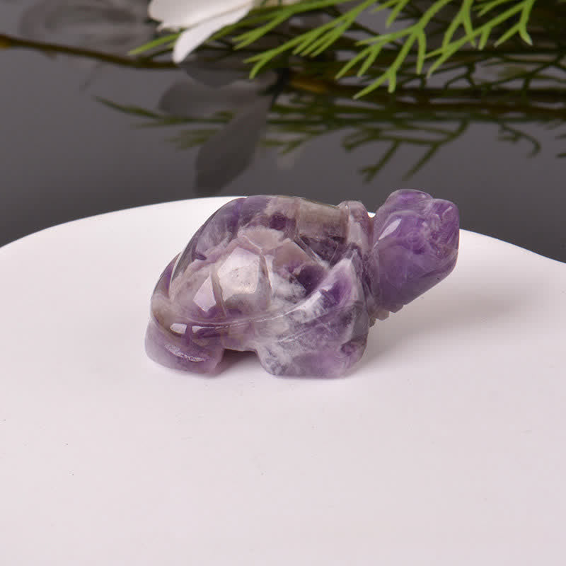 Nimara Ritual Natural Green Aventurine Turtle Wisdom Crystal & Stone Decor