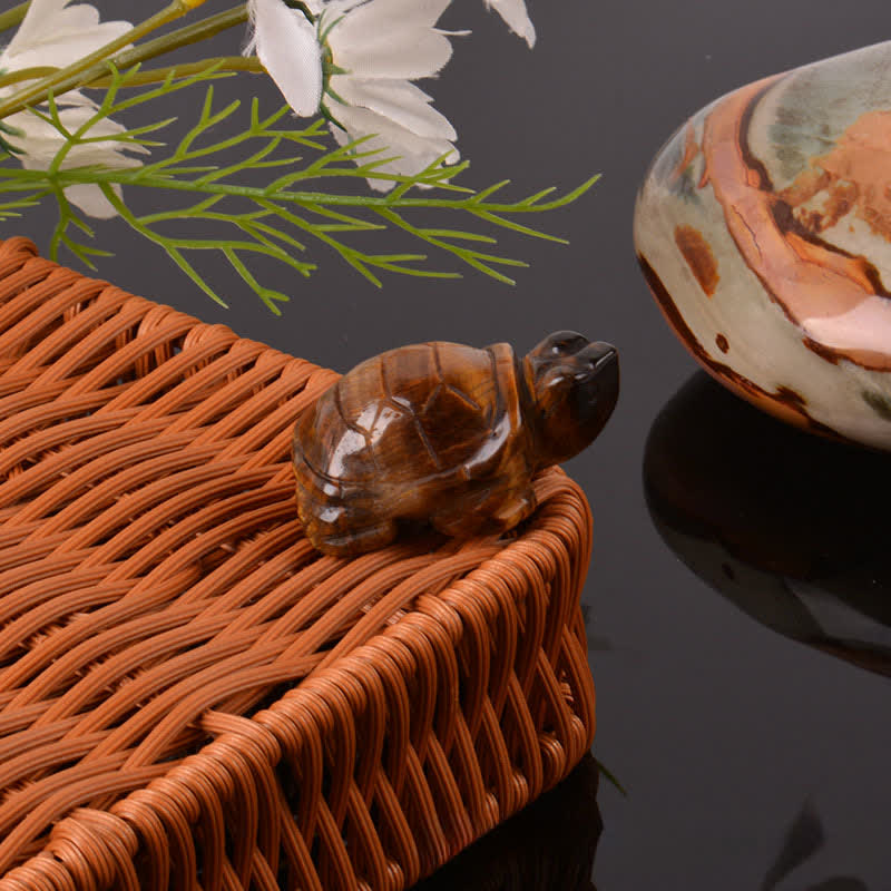 Nimara Ritual Natural Green Aventurine Turtle Wisdom Crystal & Stone Decor