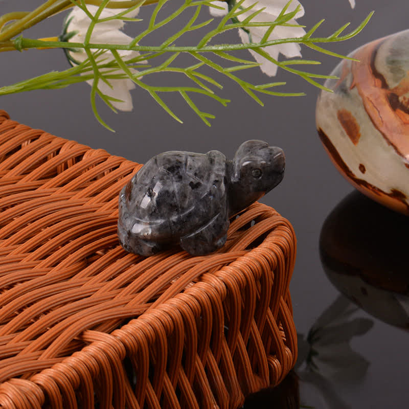 Nimara Ritual Natural Green Aventurine Turtle Wisdom Crystal & Stone Decor