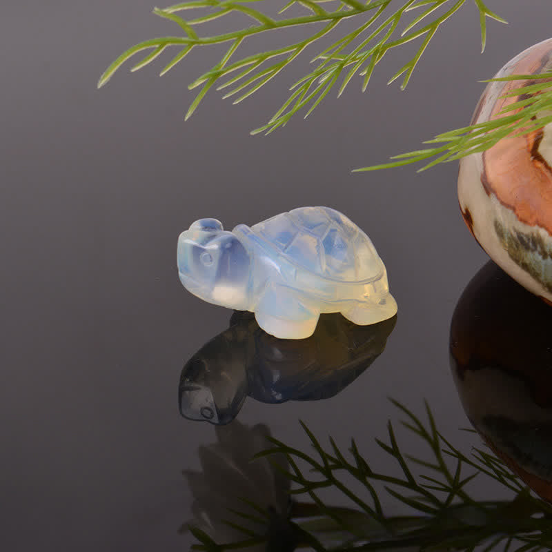 Nimara Ritual Natural Green Aventurine Turtle Wisdom Crystal & Stone Decor