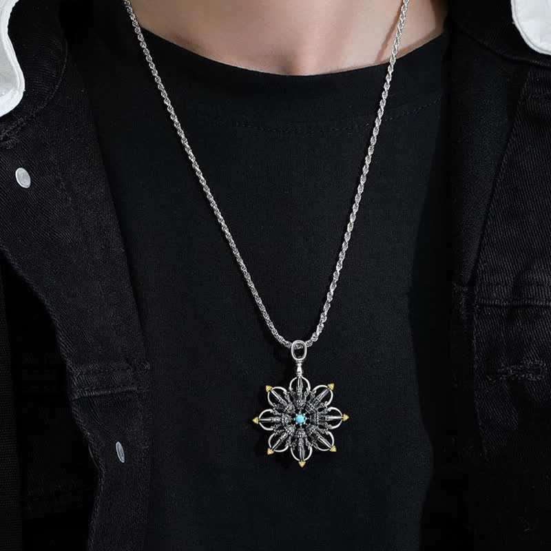 Nimara Ritual Copper Lotus New Beginning Pendant Necklace