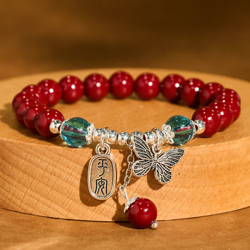 Nimara Ritual Cinnabar Copper Butterfly Love Bracelet