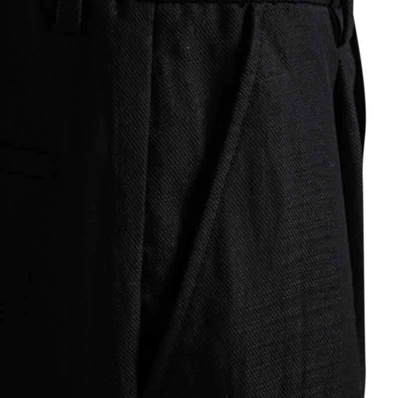 Nimara Ritual Summer Casual Classic Zipper Button Solid Bermuda Shorts Men's With Pockets