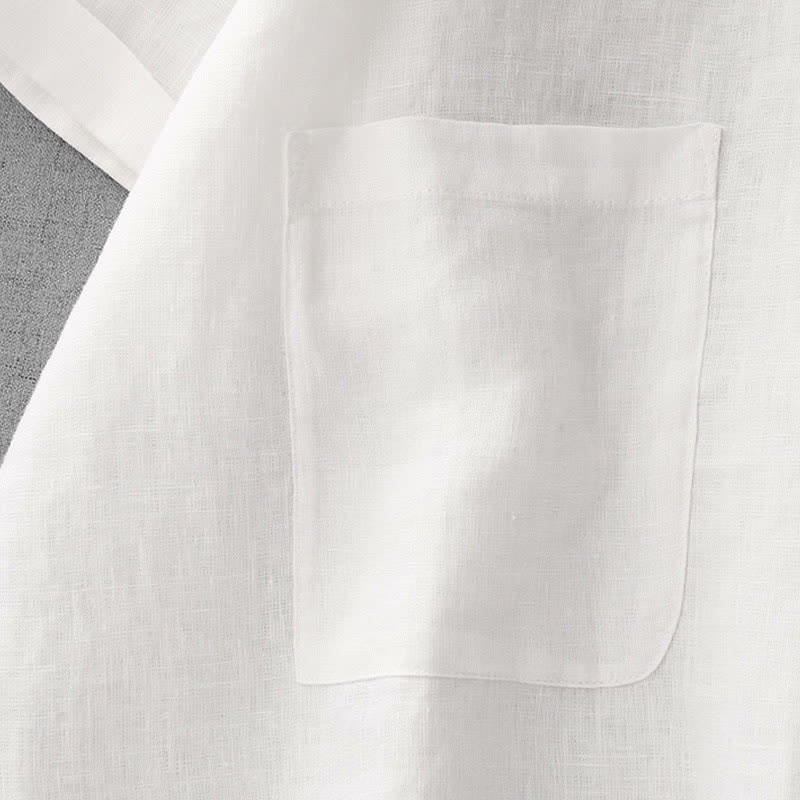 Nimara Ritual Summer Casual Minimalist Back Buttons Solid Women's Short Sleeve T-Shirts With Front Pockets