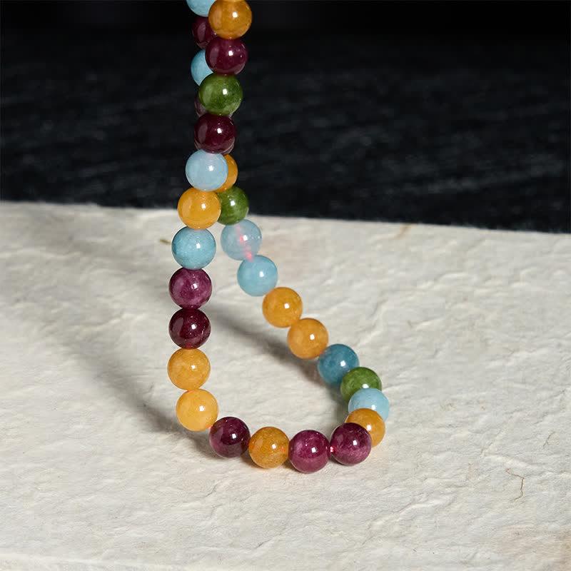 Nimara Ritual Natural Tourmaline Bead Wisdom Necklace
