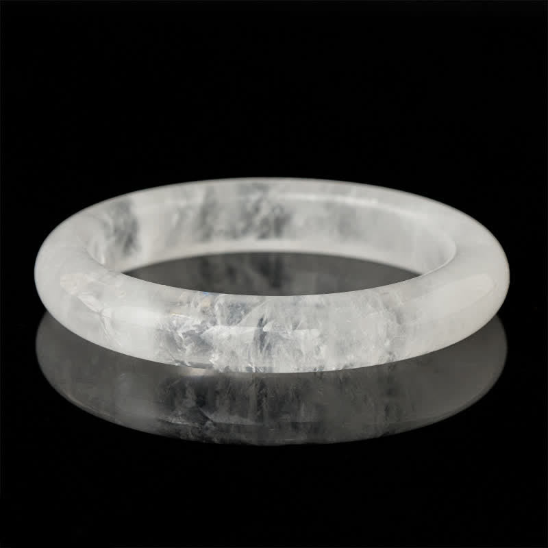 Nimara Ritual Natural Clear Quartz Healing Bracelet Bangle