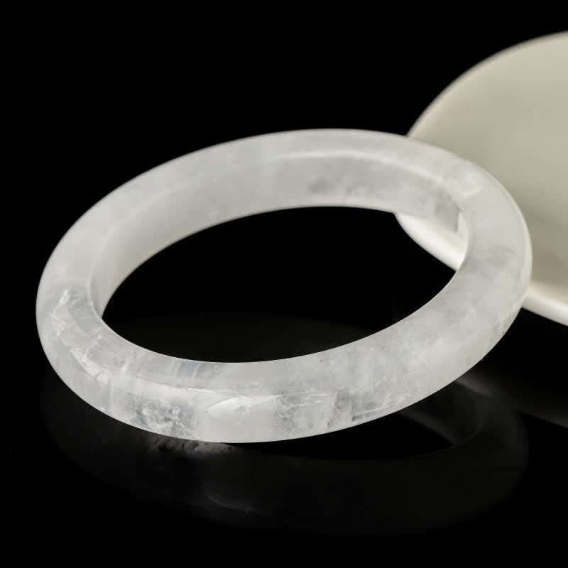 Nimara Ritual Natural Clear Quartz Healing Bracelet Bangle