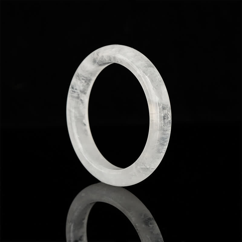 Nimara Ritual Natural Clear Quartz Healing Bracelet Bangle