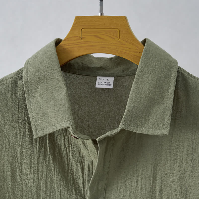 Nimara Ritual Summer Casual Minimalist Button-Up Solid Men's Sleeveless Shirts