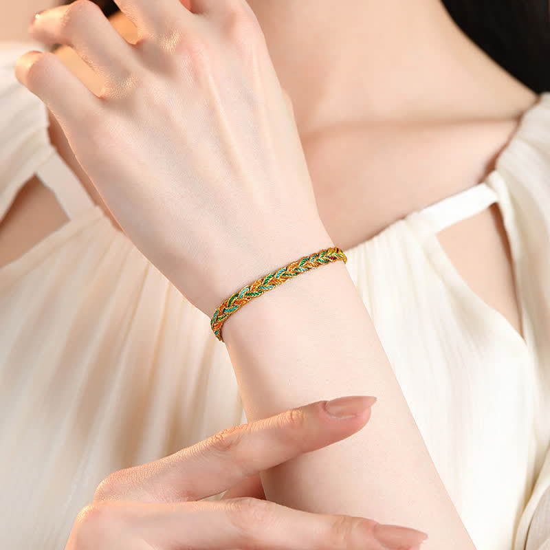 Nimara Ritual Hand-Woven Colorful Red String Luck Braided Bracelet