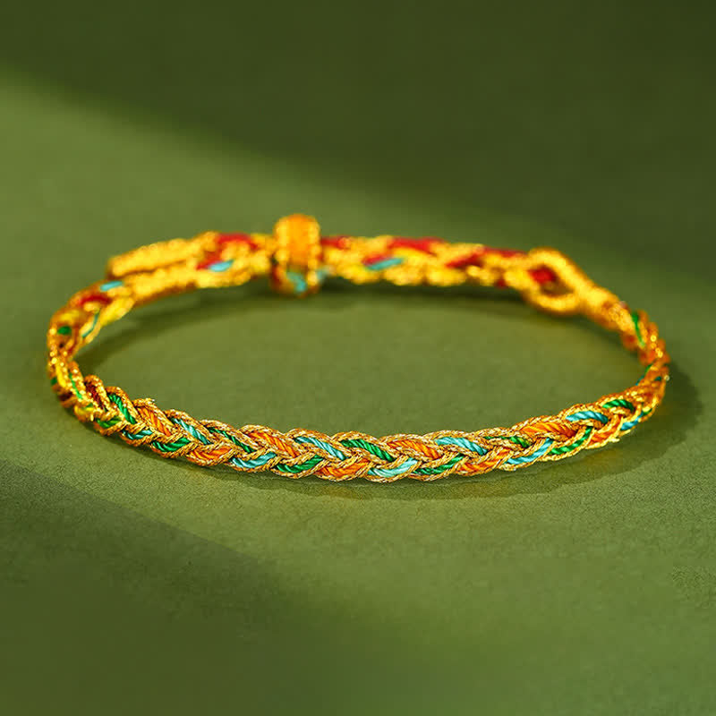 Nimara Ritual Hand-Woven Colorful Red String Luck Braided Bracelet