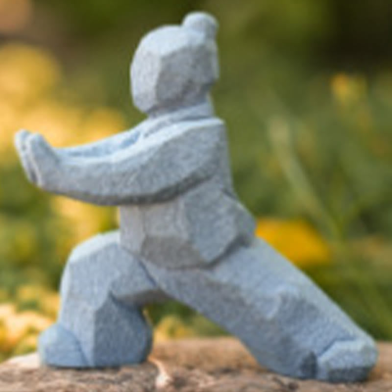 Nimara Ritual Resin Yin Yang Balance Tai Chi Figure Mindful Living Decor