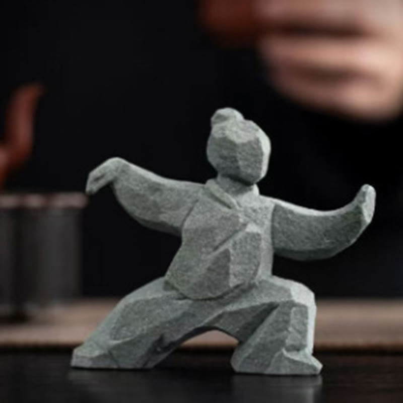 Nimara Ritual Resin Yin Yang Balance Tai Chi Figure Mindful Living Decor