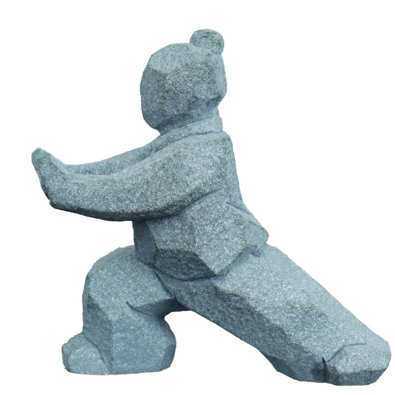 Nimara Ritual Resin Yin Yang Balance Tai Chi Figure Mindful Living Decor