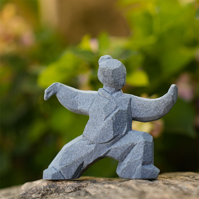 Nimara Ritual Resin Yin Yang Balance Tai Chi Figure Mindful Living Decor