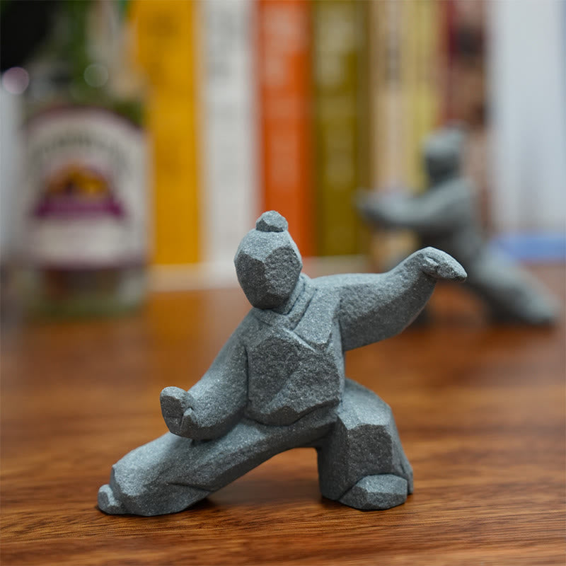 Nimara Ritual Resin Yin Yang Balance Tai Chi Figure Mindful Living Decor