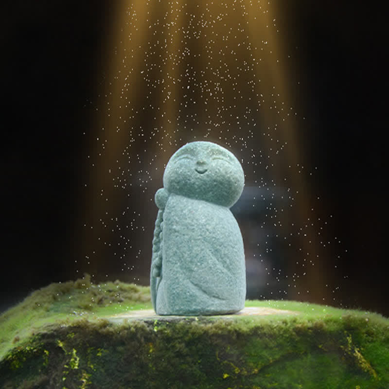 Nimara Ritual Resin Small Prayer Ksitigarbha Buddha Compassion Meditation Statue