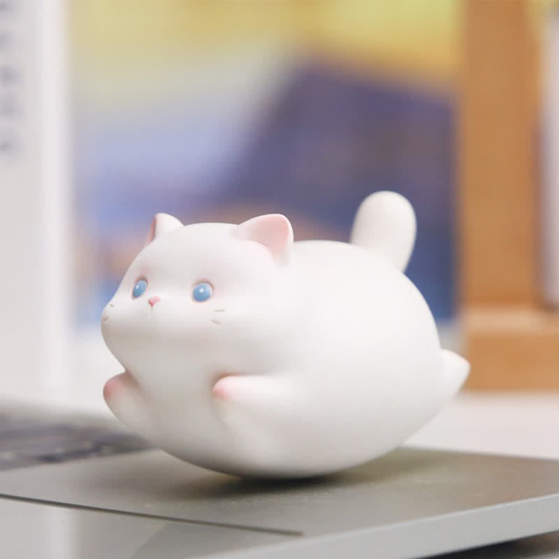 Nimara Ritual Resin Cute Wobble Cat Happiness Cartoon Animal Decor