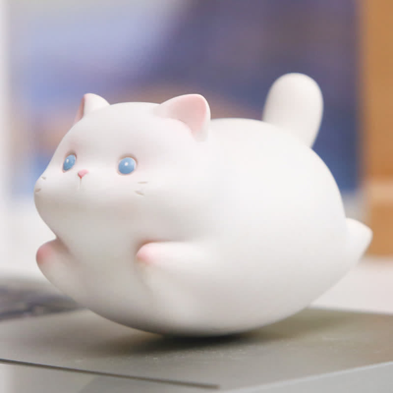 Nimara Ritual Resin Cute Wobble Cat Happiness Cartoon Animal Decor