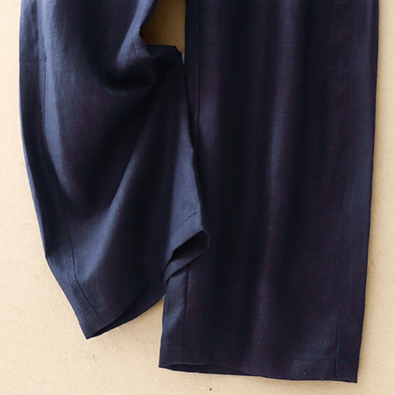 Nimara Ritual Spring Summer Minimalist Casual Solid Zipper Design Long Pants Women's Straight Leg Pants With Pockets