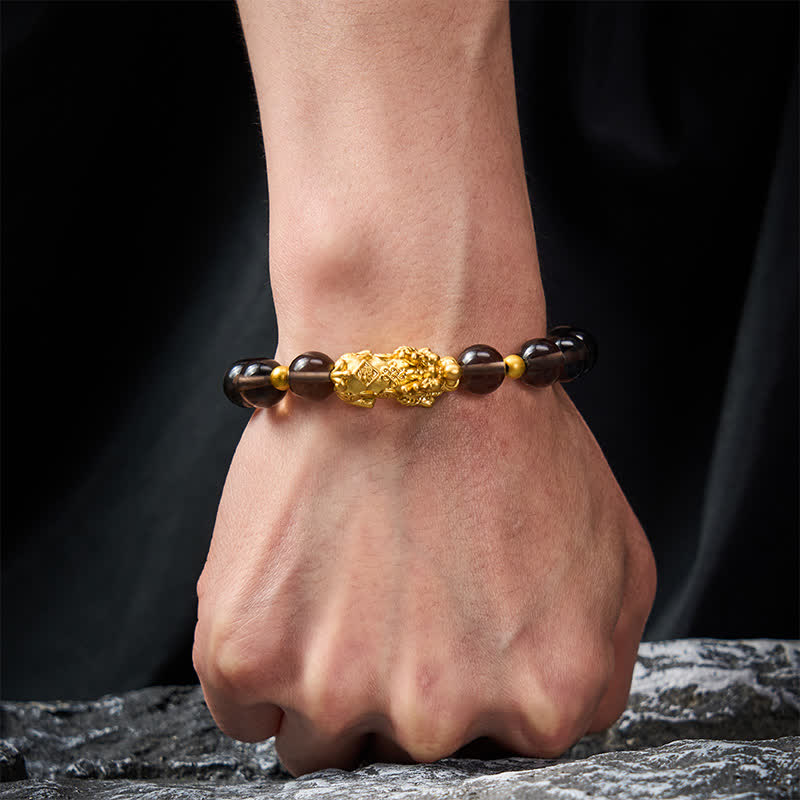Nimara Ritual PiXiu Ice Obsidian Auspicioisness Bracelet