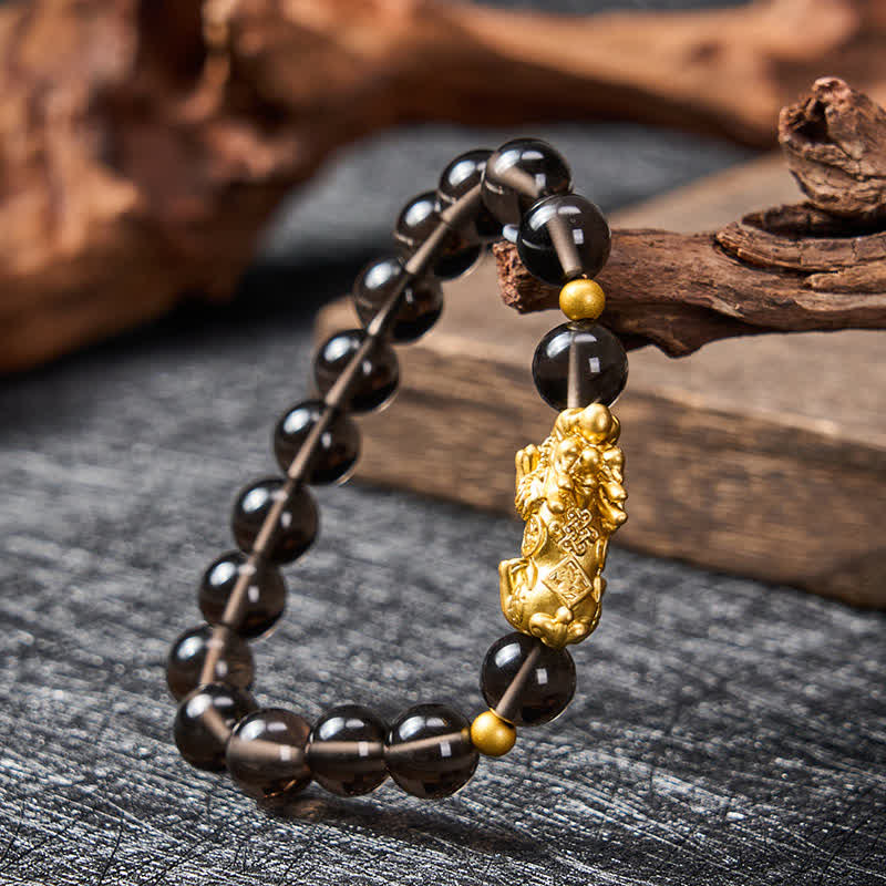 Nimara Ritual PiXiu Ice Obsidian Auspicioisness Bracelet