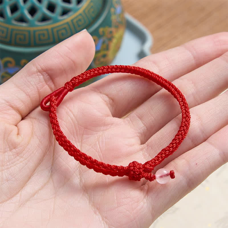 Nimara Ritual Green Aventurine Red String Balance Bracelet