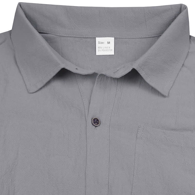 Nimara Ritual Summer Casual Minimalist Button-Up Solid Men's Sleeveless Shirts
