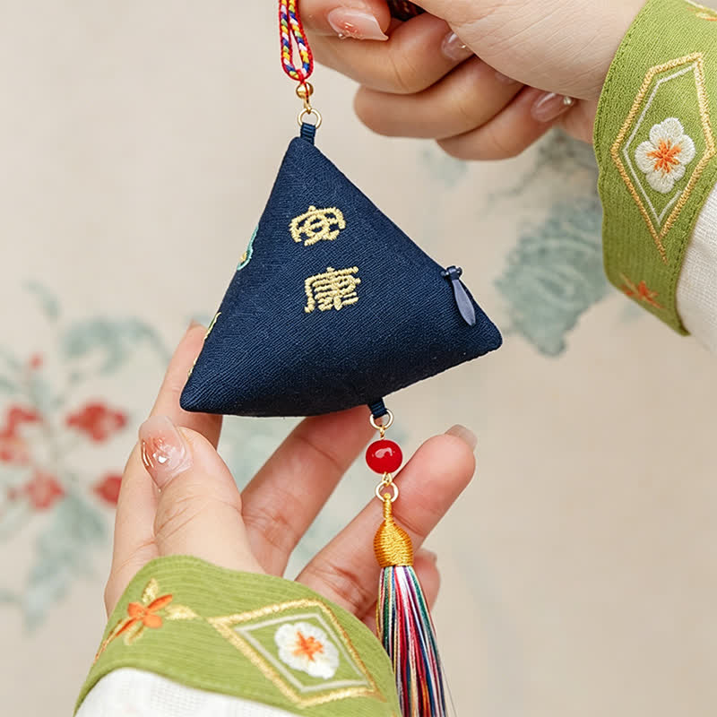 Nimara Ritual Embroidery Zongzi Triangle Scorpion Cute Animal Decor