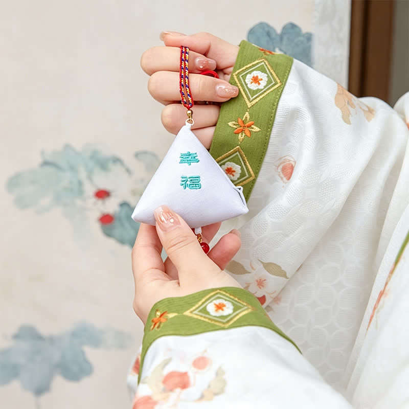 Nimara Ritual Embroidery Zongzi Triangle Scorpion Cute Animal Decor