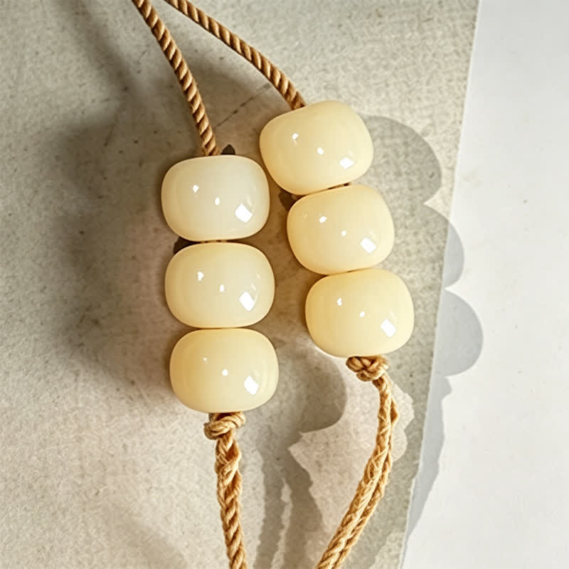 Nimara Ritual Bodhi Root Lotus Pendant Purity 108 Bead Hand Polished Round Mala