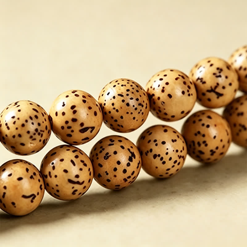 Nimara Ritual Star Moon Bodhi Seed Lotus Pod Handcrafted Wisdom Round 108 Bead Mala