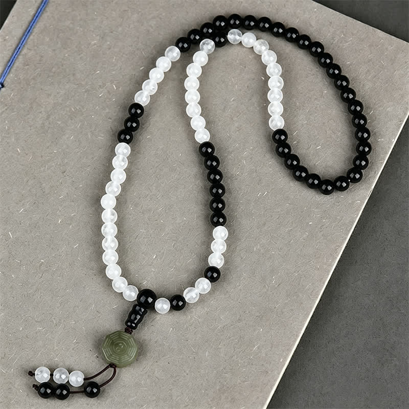 Nimara Ritual Black Obsidian Bagua Protection Hand Beaded Bracelet