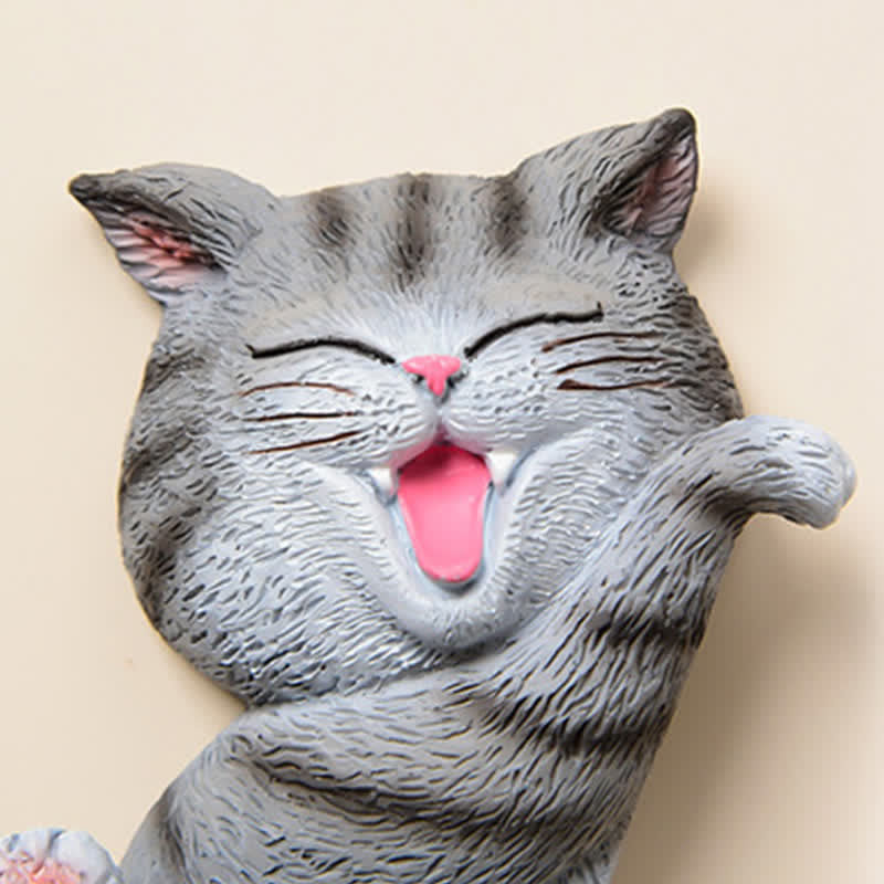 Nimara Ritual Painted Resin Cat Switch Cover Cute Animal Decor