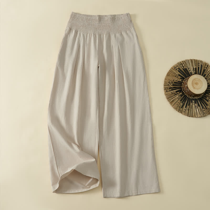 Nimara Ritual Spring Summer Casual Minimalist Solid Long Pants Women's Wide Leg Pants With Pocket