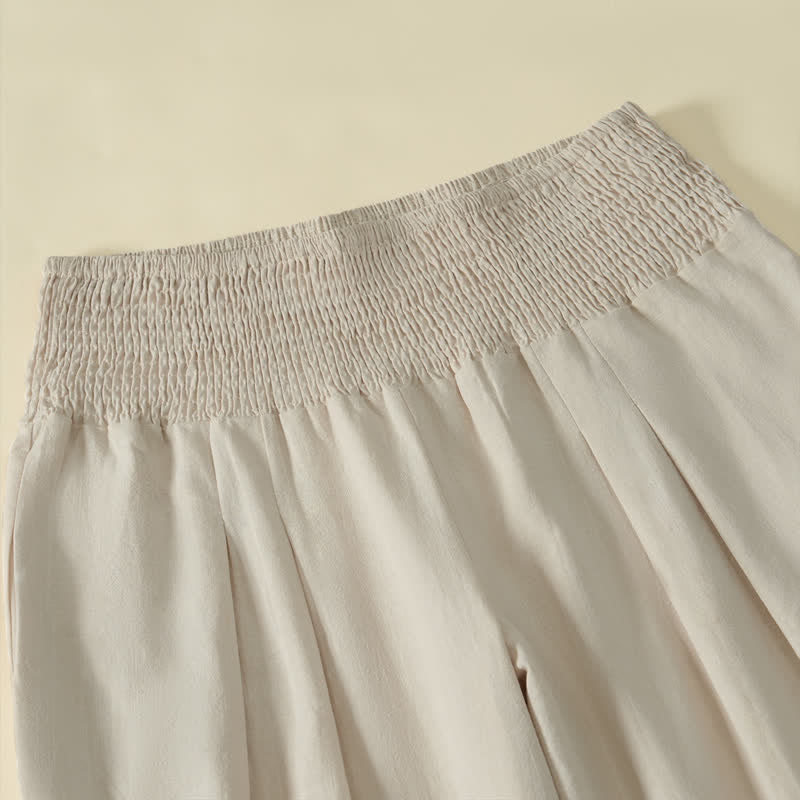 Nimara Ritual Spring Summer Casual Minimalist Solid Long Pants Women's Wide Leg Pants With Pocket