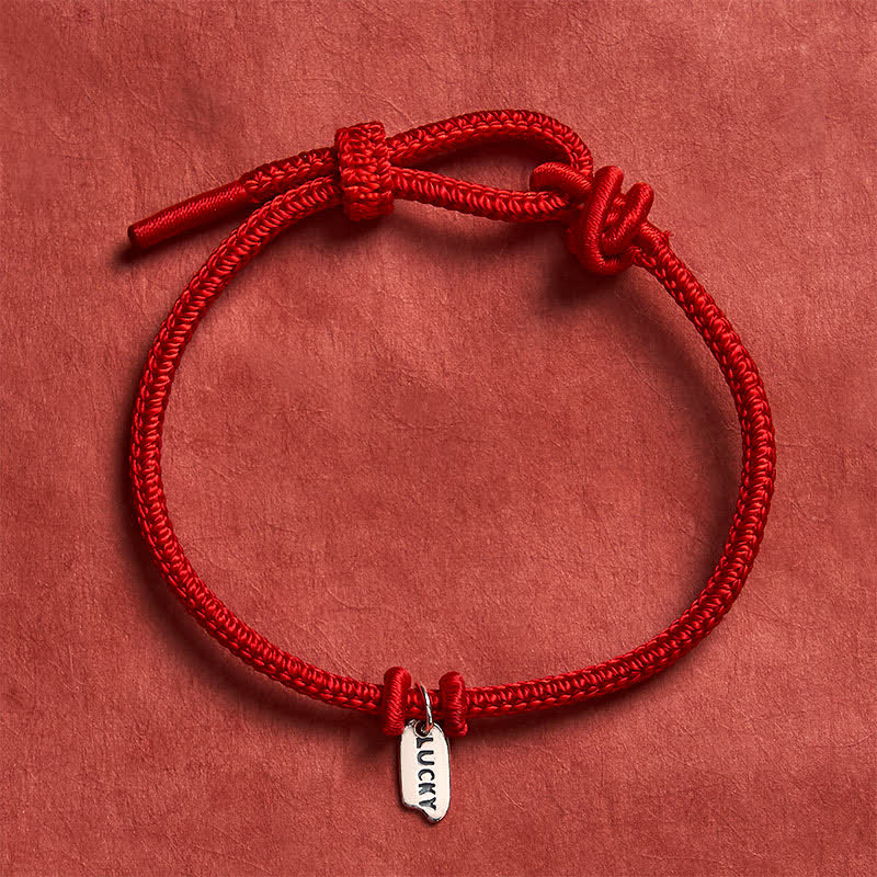 Nimara Ritual Handmade Braided Red String LUCKY Charm Adjustable Bracelet