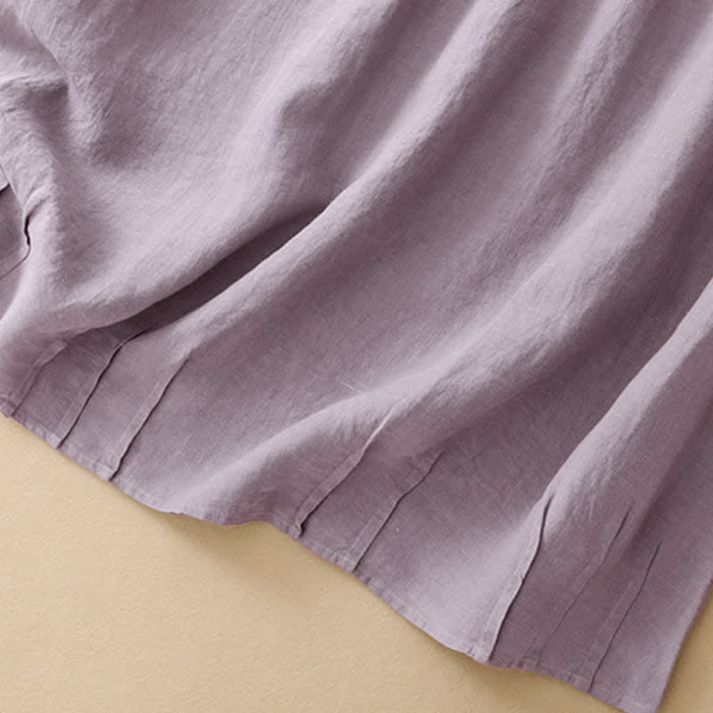 Nimara Ritual Summer Casual Minimalist Drawstring Elastic Waist Solid Women's Skirts With Pockets