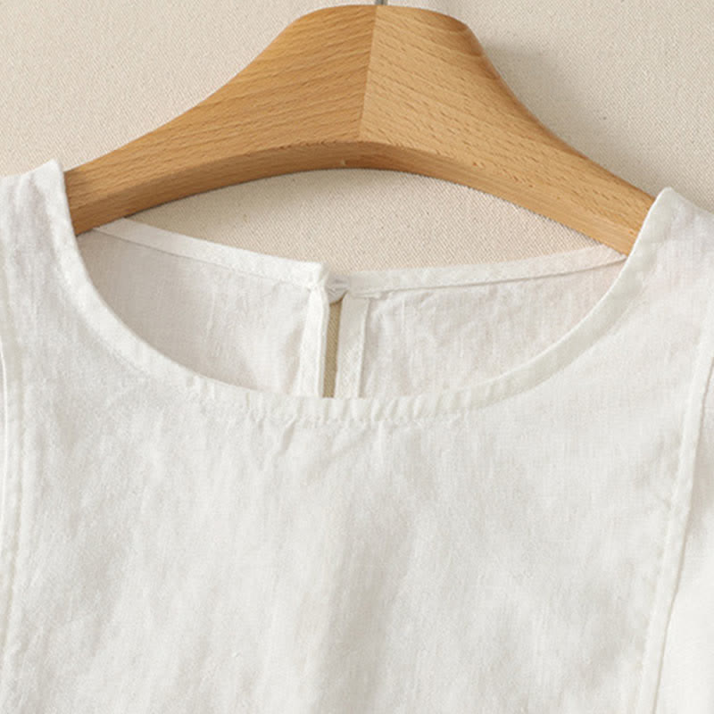 Nimara Ritual Summer Casual Elegant Solid Tank Top Women's Sleeveless T-Shirts