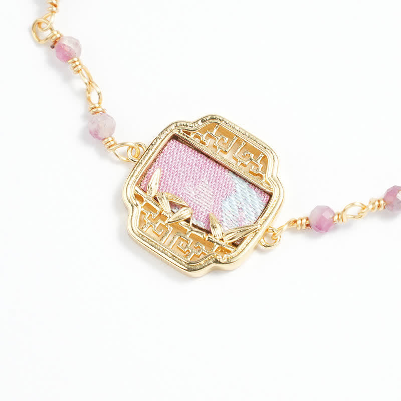 Nimara Ritual Pearl Purity Song Brocade Charm Neo Chinese Bracelet