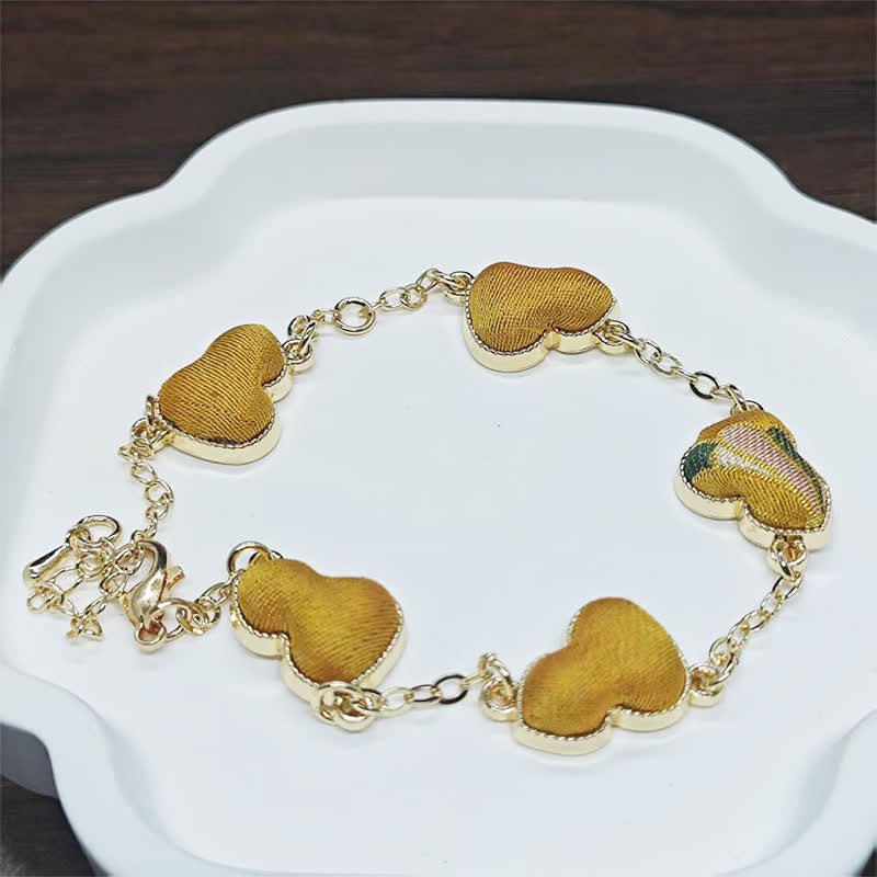 Nimara Ritual Song Brocade Gourd Water Ripples Good Fortune Chinese Vintage Bracelet