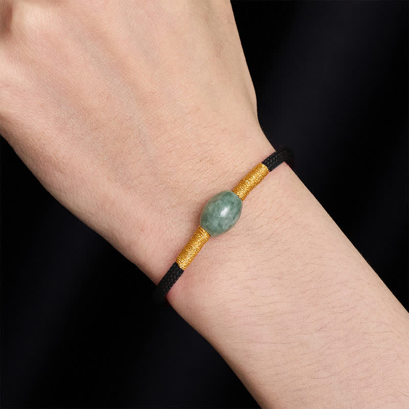 Nimara Ritual Jade Bead Red String Protection Bracelet